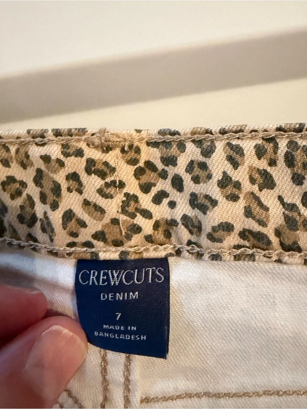 Crewcuts Leopard-Print Skirt in Tan and Black